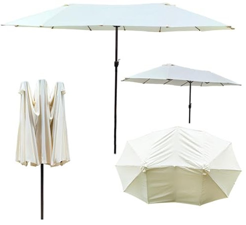 nonotse Jardin Sombrilla Reemplazar la tapa,Terraza Sombrilla Reemplazar la tapa,Sombrilla Grande Reemplazar la tapa,Sombrilla Doble Reemplazar la tapa(Excluyendo el marco y la parte inferior)
