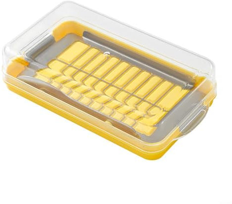Clever gestalteter Käsebehälter, der das einfache Portionieren von Butterblöcken erleichtert (S)