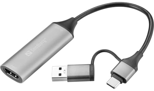 Sandberg HDMI Capture Link to USB-C/A, 136-70