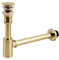 MWAHJU Goldene Badezimmer Waschbecken Abfluss Messing Flasche Falle Siphon Filter Pop Up Leuchte Stopper Set FüR KüChe(Type 2)