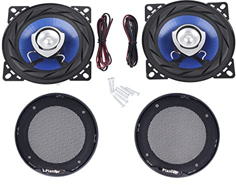Greensen 180W 5.5in Car Coaxial Speaker, Metal Stereo Music, Full Frequency, Wide Sound Range Tweeter, Long Service Life, Universal Application