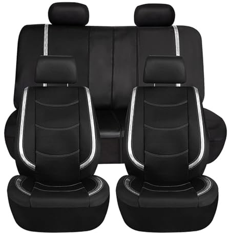 VTANOK Auto Sitzbezüge Set, für Ford Transit/Tourneo Custom 2023-2024 2025 Anti Rutsch Komfortabel Allwetter staubdicht Vorne Autositzbezüge Sitzschoner,B