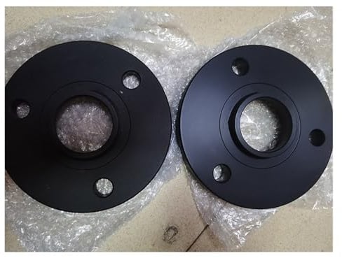Radschrauben 2 Stück 15/20mm Legierung Aluminium Rad Spacer PCD 3-112 CB 57,1 Anzug Für Smart Für CABRIO(450) Für CITY-COUPE(450) Für FORTWO Für CABRIO (450)(2piece 20mm Black)