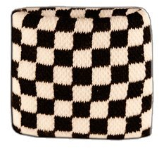 Flaggenfritze® Schweissband Flagge Karo Schwarz Weiß