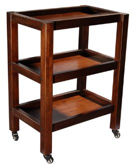 Clap Tzu Servicetrolley Rollregal fahrbares Regal