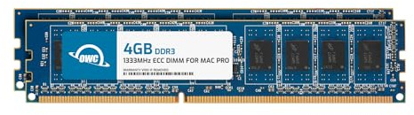 OWC 1333d3 W4 m08 K PC-Speicher, DDR3, PC/Server, 240-Pin DIMM, 512 M X 72, 0 – 85 °C, 2 x 4 GB