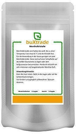 4 x 500 g Mentholkristalle Menthol Kristalle Sauna Kristalle Minzöl Aufguss Aufguß 2kg