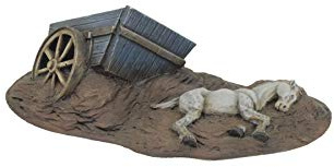 War World Gaming World at War Totes Pferd und Wagen – 28mm WW1 WW2 Tabletop Gelände Modellbau