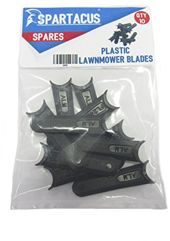 Spartacus Lawnmower Plastic Blades x10 for Flymo Hovervac 28 2800 30 Dual Handle HV280