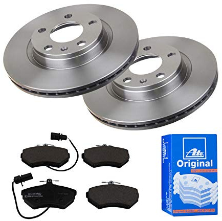 ATE Bremsen-Set 2 Bremsscheiben + Bremsbeläge Bremsensatz Ø280 Einbau Vorne Bremsscheiben-Set Scheibenbremsen passend für Audi A4 A4 Avant