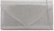 LeahWard Women's Clutch Bag Wedding Evening Handbags Suede Night Out Purse 1616 (Silver)