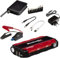 Einhell Station d'énergie - Booster de démarrage CE-JS 12 (12 V, Pic : 400 A, Temps de charge : 5h, Livré en sacoche avec câble d'aide au démarrage, câble USB (Micro/Mini USB))