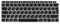 Batianda Russian Characters English EU/UK Enter Layout Waterproof Ultrathin Soft Silicone Keyboard Cover Skin for New MacBook Air 13 inch 2018 Release with Touch ID Model:A1932 (Black)