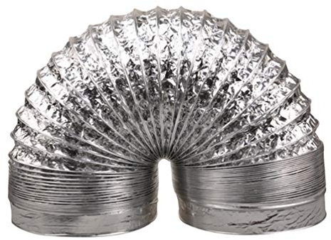 Cabilock Abluftschlauch 170mm 1,5m Flexschlauch Aluminiumfolie Flexibler Luftschlauch Temperaturbeständigkeit Doppelschicht Belüftung Für Klimaanlagen Wäschetrockner Dunstabzugshaube Zelttrockner