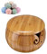 Garn Schüssel, Garnschale, Handgemachte Garnschale, Handgefertigte Wollschale, Bambus Garn Schüssel, zur Aufbewahrung von Haushaltsstrickgarn Verwendet, Holzfarbe