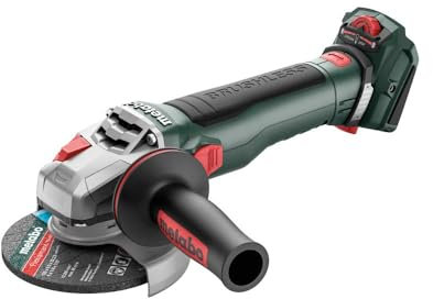 metabo Akku-Winkelschleifer WVB 18 LT BL 11-125 Quick - 18 V, 125 mm Scheiben-Ø - Brushless Motor, Drehzahlregelung, Schnellspannmutter, Bremssystem, Werkzeuglos verstellbare Schutzhaube