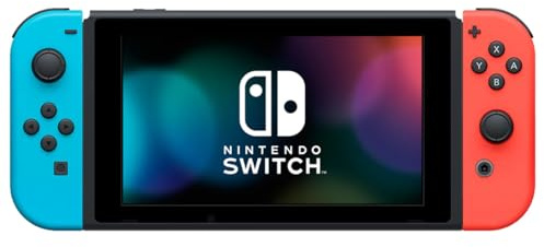 Nintendo Switch with Neon Blue and Red Joy-Con (Renewed)