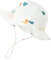 Nishine Chapeau de soleil pour bébé - Protection solaire - Chapeau de pêcheur pour enfant, Cœur coloré., 3-12 Months