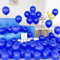 Luftballons Blaue, 50 Stück 5 Zoll Matt Dunkelblau Luftballons Marine Blaue Tiefblaue Latex Ballon Set mit Band für Männer Jungen Geburtstag Party Hochzeit Graduierung Karneval Jubiläum Dekorationen