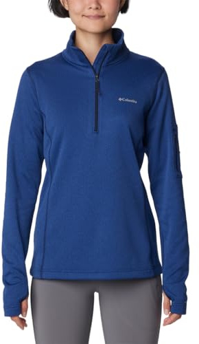 Columbia Damen Park View Half-Zip Grid Fleecejacke mit halbem Reißverschluss