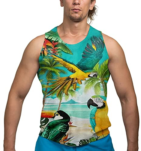 Tank Top Herren Muskelshirt Für Fitnessstudio Fitness,Oberteil Rückenfrei,Oberteil Party,Beachvolleyball Tanktop,Top Ärmellos,Weiße Tops