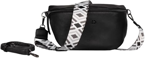 TOM TAILOR Denim Mena Damen Umhängetasche Crossbody Bag Mittelgroß Schwarz