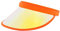 Surkat Frauen Sonnenblenden Hologramm Breite Krempe Dicker Schweißband UV Schutz Sportbekleidung Visiere Sonnenhut, Orange-03797, Einheitsgröße