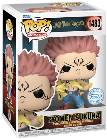 Funko Pop! Animation: Jujutsu Kaisen - Sukuna Tearing Shirt (Exc) 73774 - Sammelfigur aus Vinyl - Geschenkidee - Offizielles Merchandise - Spielzeug für Kinder & Erwachsene - Modellfigur für Sammler