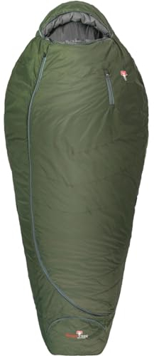 Grüezi-Bag Biopod Wolle Survival Ice XXL Schlafsack, geenery, XXL Wide