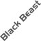 Autoaufkleber Schriftzug Black Beast passend für Frontscheibe Heckscheibe Motorhaube Karosserie Tuning Sticker Auto Buss Lkw Wohnmobil Boot (Glanz Weis)