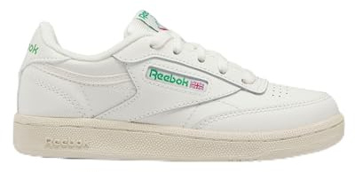 Reebok Boy's Club C Sneakers, Chalk Chalk Glegrn, 36 EU