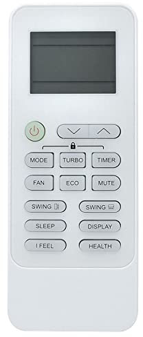 Accesorios de aire acondicionado Mando a distancia 190424(XHY-S) para acondicionador GYKQ-52 LCD remoto aire acondicionado remoto reemplazo universal