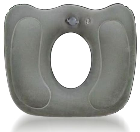 Aufblasbares Donut-Kissen,Aufblasbares Sitzkisse orthopädische,Rund Hämorrhoiden Sitzkissen,Orthopädisches Sitzkissen, Büro-Sesshaft,Ergonomisches Ringkissen, für Auto, Sofa, Büro & Rollstuhl