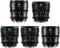 SIRUI Night Walker Manual Focus Cine Lens Set, 16mm, 24mm, 35mm, 55mm, 75mm, T1.2 Large Aperture S35 Frame Prime Lens for M4/3 Mount Cameras, BMPCC4K, GH5II, GH5S, GH6, Z Cam(MS-5SMB, MFT Mount,Black)