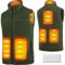 LABCOOL Gilet Chauffant, Veste Chauffante Homme Femme avec 10000mAh Batterie incluse, USB Polaire Chauffant avec 3 Niveaux de Chauffage, 6 Zones Chauffante, Blouson Sans Manche Chauffante