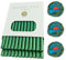 Ioggtser 26 PCS Mini Glue Gun Wax Seal Stick for Wedding Invitations, Cards, Envelopes (Pine Green)