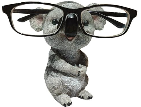 Générique Porte-lunettes Koala, porte-lunettes animal mignon | Support de lunettes de sculpture animale mignon - Porte-lunettes de dessin animé en résine pour lunettes de lecture, lunettes de soleil