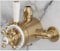 Milano Elizabeth Traditional Dual Exposed Thermostatic Mixer Shower Valve - Brushed Brass