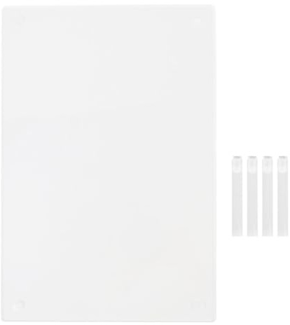 Acrylic Laptop Stand, Computer for Stand Multipurpose Desktop Office Shelf Riser Minimalist Desk Clear Monitor Lap Notebooks Accessories Aesthetic Decorations Home 3.3 In