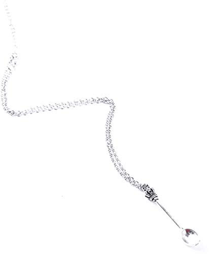 Womens/Mini Chain Tea Stainless Steel Spoon Pendant Necklace Clavicle Chain Memorial For Silver Color Nice and Fashion
