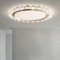 Fordeson 50cm Moderne LED Deckenleuchte Dimmbar 3000K-6000K – Elegante Blumen-Design Unterputz-Deckenlampe Flach, 50W Flurbeleuchtung für Schlafzimmer, Küche, Bad, Büro, Waschraum