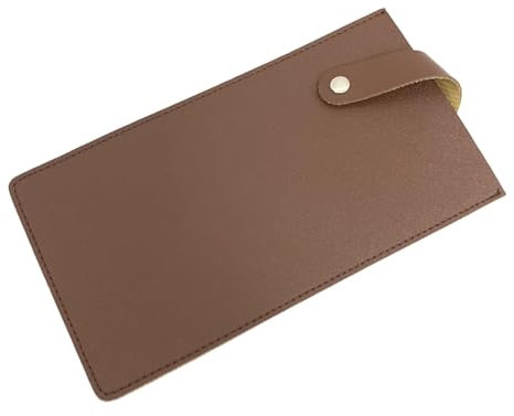 CLKE 1 Pcs Knife Guard for Chefs Knife, 8.5 Inch PU Leather Knife Sheath, Meat Cleaver Blade Edge Protectors,Cleaver Guard for for Kitchen Knife Covers Protection Accessories(Brown)