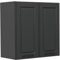 Vicco Hängeschrank R-Line, hängender Küchenschrank, Anthrazit Landhaus, 60 cm