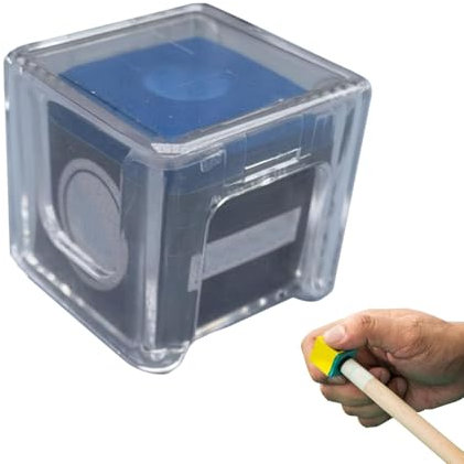Boîte à craie pour queue de billard - Support de craie de billard - Porte-cubes de craie de billard - Accessoires de table de billard - Accessoire de table de billard pour pratique quotidienne