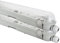 NCC-Licht 2 x LED Feuchtraumleuchte Wannenleuchte 120cm IP65 1 x 18W T8 4000K Neutralweiß durchgangsverdrahtet, Deckenlampe für Keller Werkstatt Garage mit Sensor