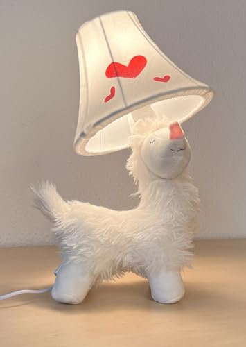 ZENZOO Lichtfreund Alpaka Lama Nachttischleuchte Schreibtischleuchte