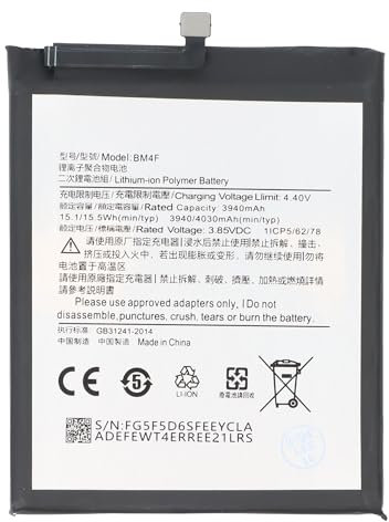 Batterie Li-polymère compatible avec Xiaomi Mi 9 Lite, 3,85 V, 4030 mAh, 15,5 Wh, sans outils