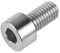 Genérico Tornillo de Titanio M7/M8x15 20 25 30 32 35 40 43 45 50 60 70 mm con Cabeza Hexagonal.(Titanium,40MM_M7)