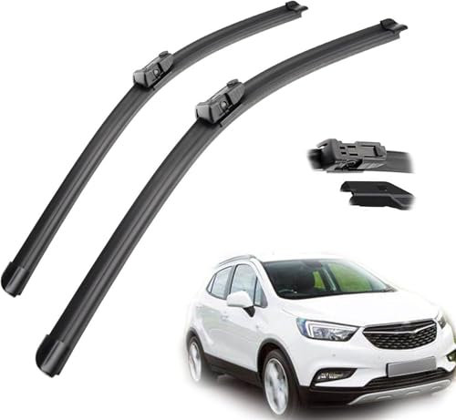 ZhangXD Escobillas limpiaparabrisas Delanteras para Opel Mokka 2012 2013, Ventana Parabrisas Hojas de Repuesto para limpiaparabrisas