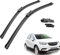 ZhangXD Escobillas limpiaparabrisas Delanteras para Opel Mokka 2012 2013, Ventana Parabrisas Hojas de Repuesto para limpiaparabrisas